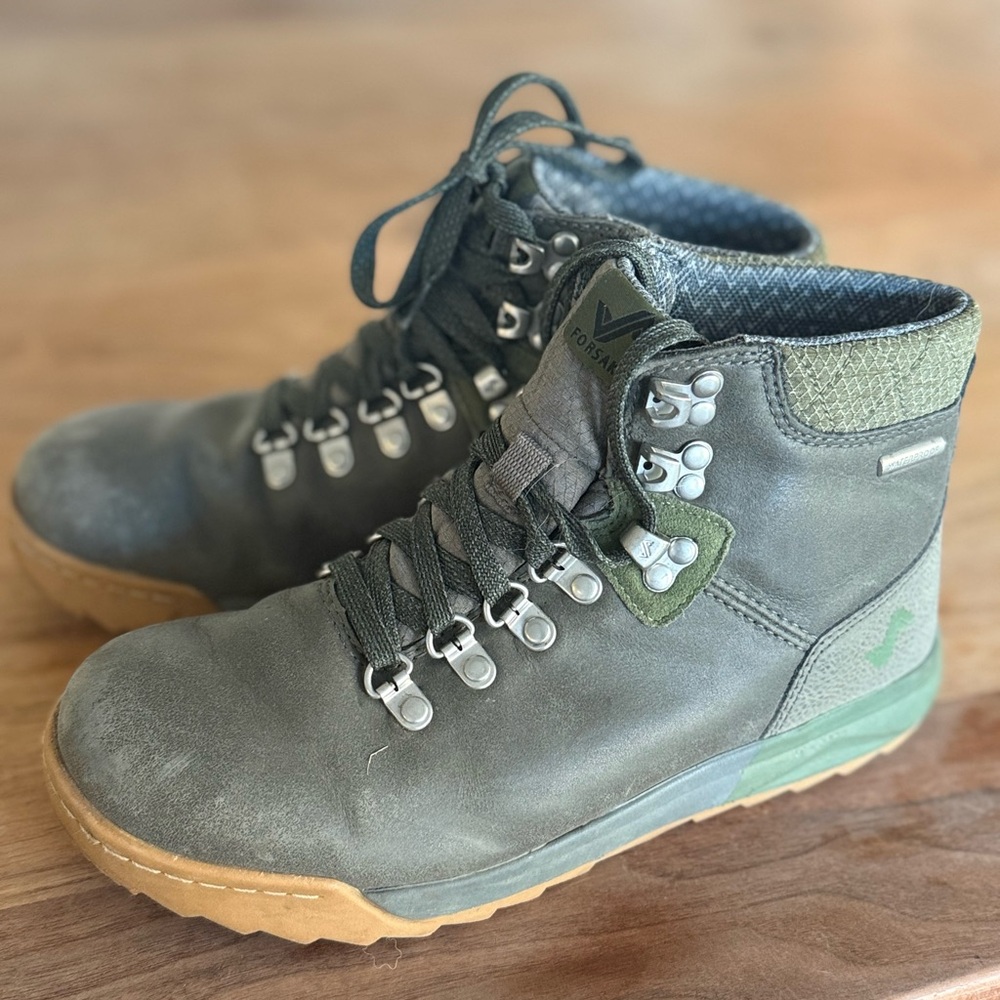 Hiking Boots - Green/Gray